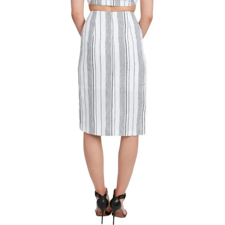 BCBGMAXAZRIA Casual Long Skirts Women's Gray-1