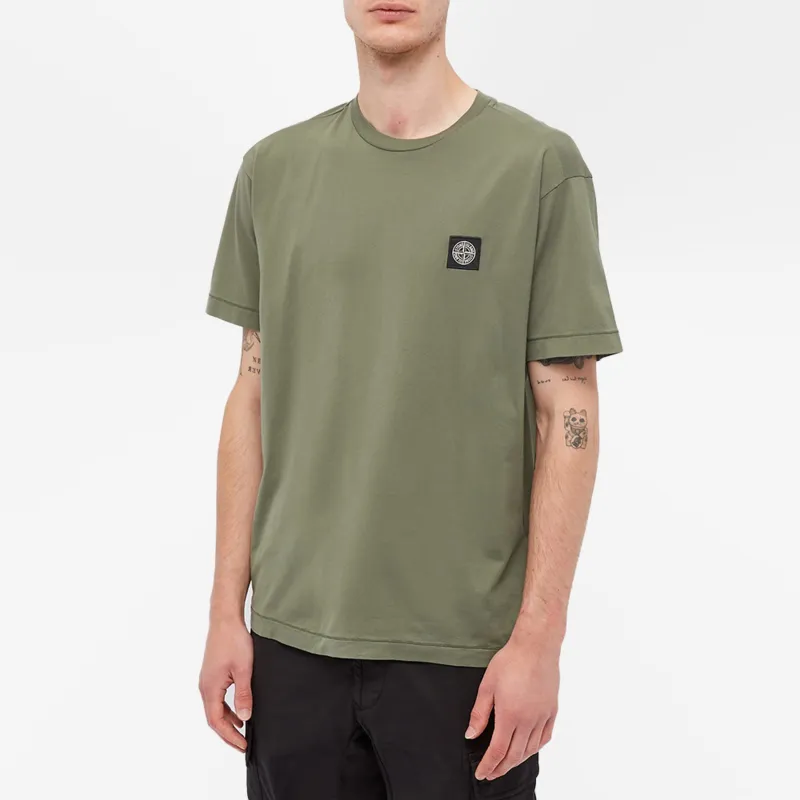 STONE ISLAND Compass Patch Crewneck T Shirt-3