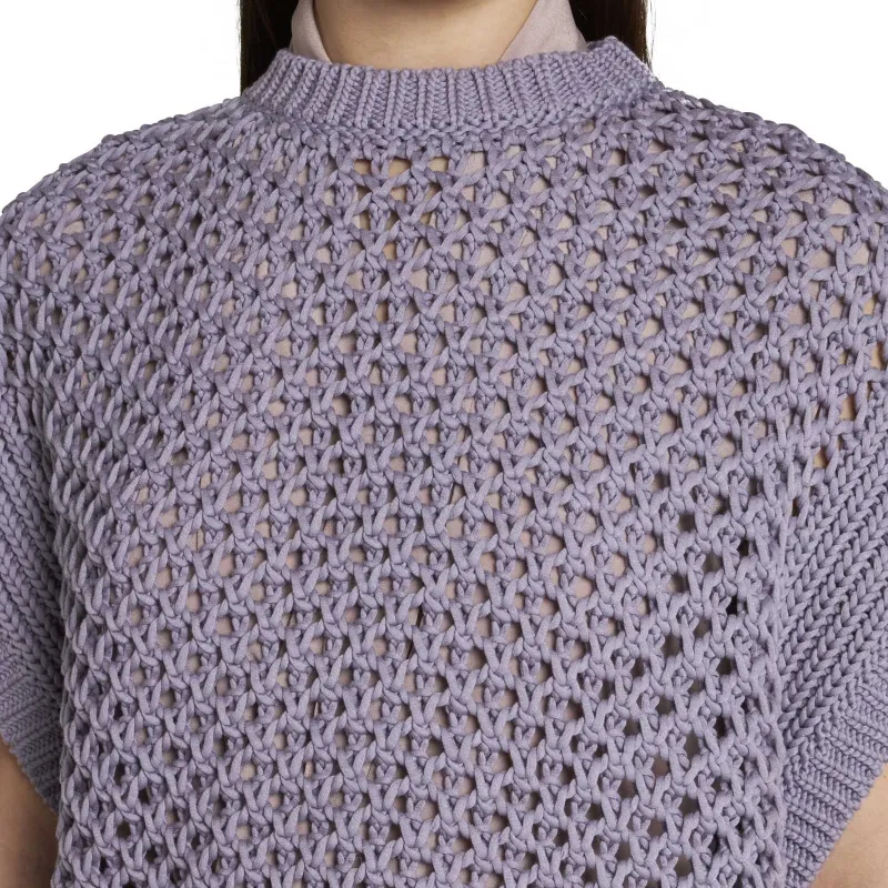 Brunello Cucinelli SS23 Crop Top Women's Purple-3