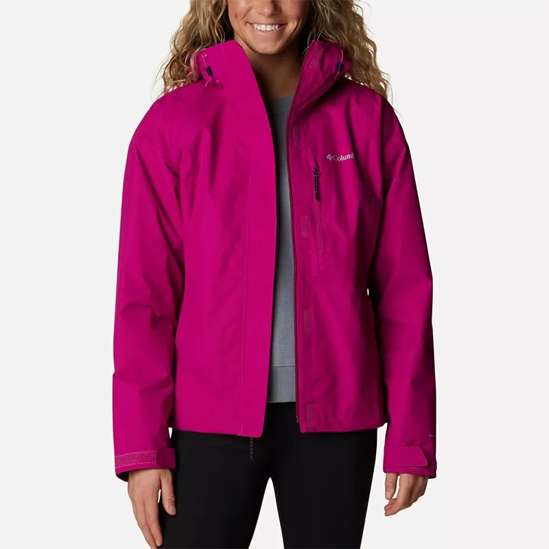 Columbia Waterproof And Windproof To Keep Warm Windbreaker Jacket Women's Purple-2