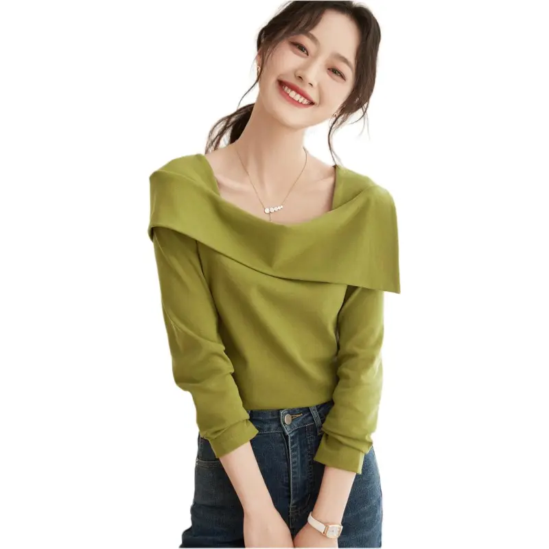 Mo Han Yi Mei T Shirt Women's Green-1
