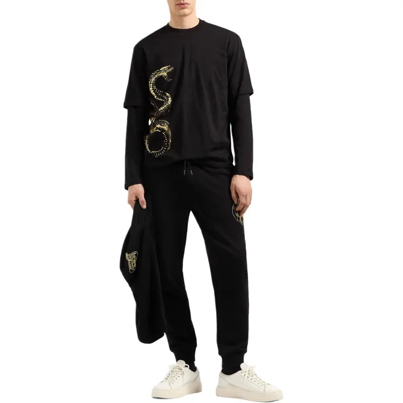 ARMANI EXCHANGE Snake print T shirt-1