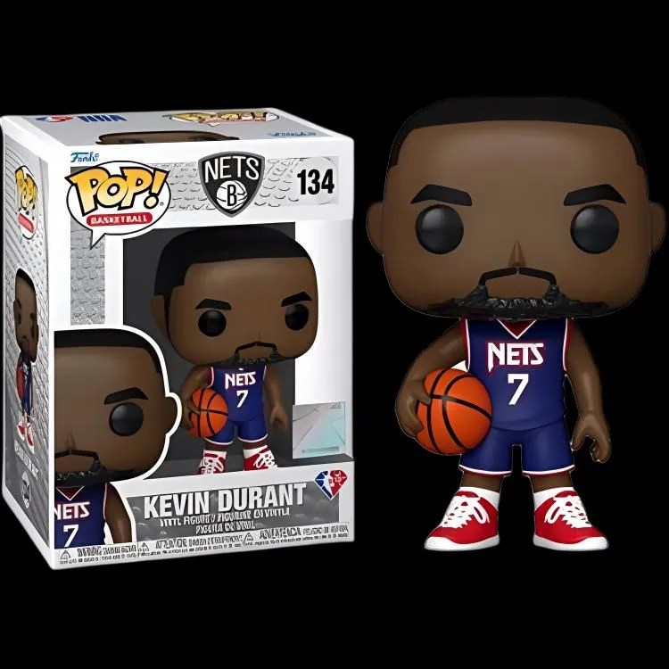 Funko Pop! Basketball Nba Brooklyn Nets Kevin Durant City Edition Jersey Figure #134-2