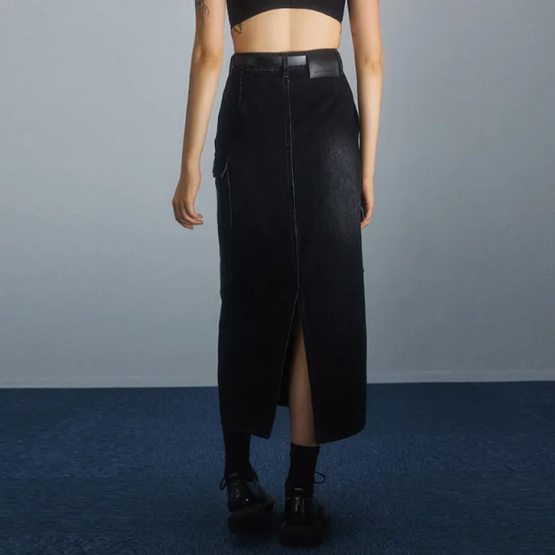 ETERNITY ITA Denim Short Skirts Women's Black-2