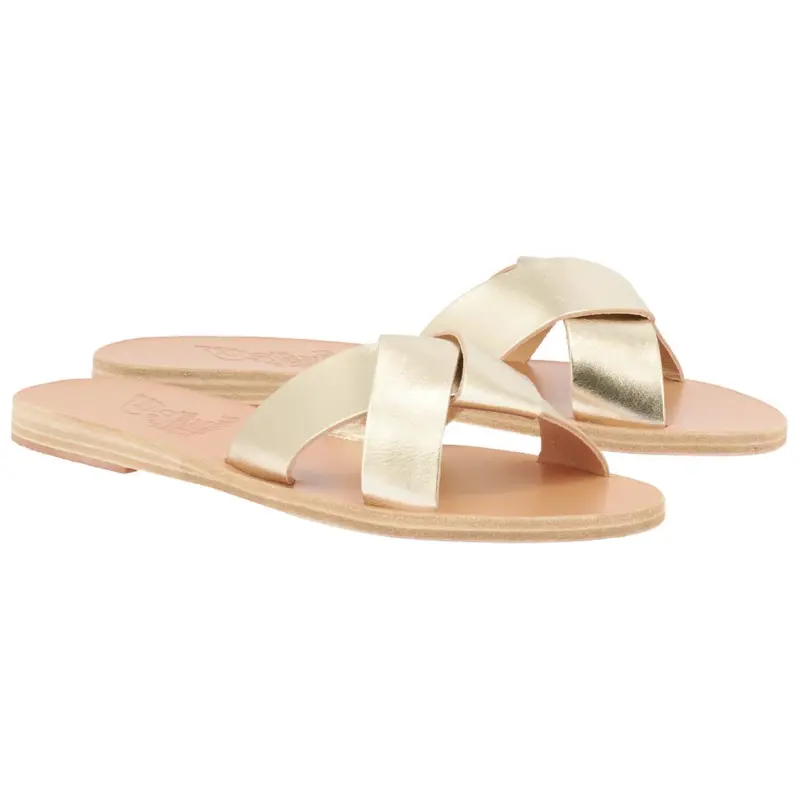 ANCIENT GREEK SANDALS Slide Slippers Women's Gold-2