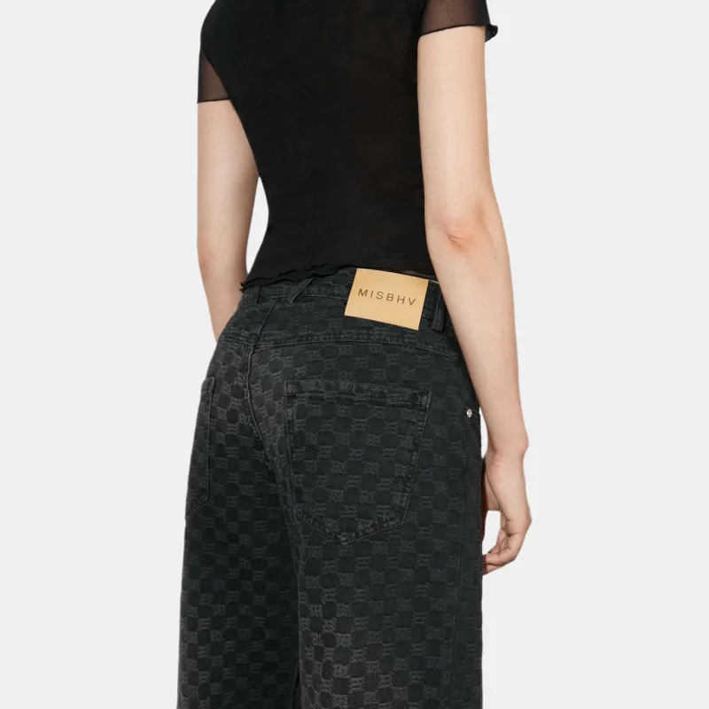 Misbhv Jacquard Monogram Jeans-1