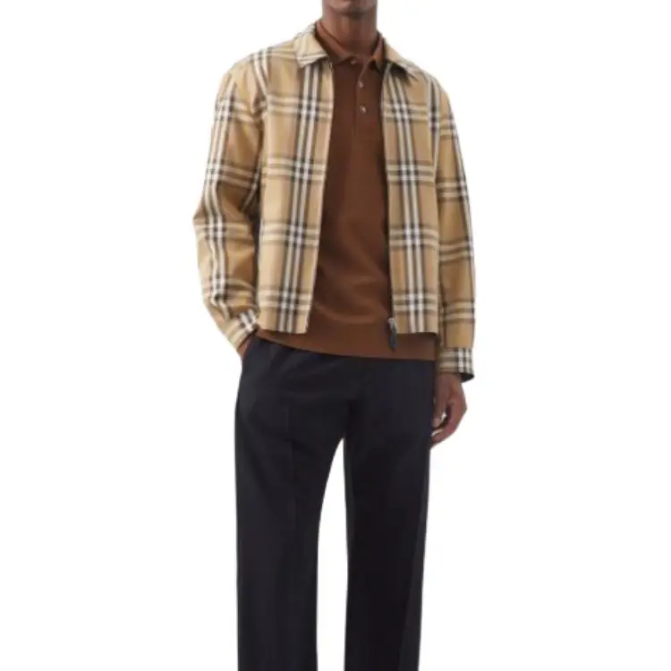 Burberry FW22 Polo Shirt Men's Brown-4