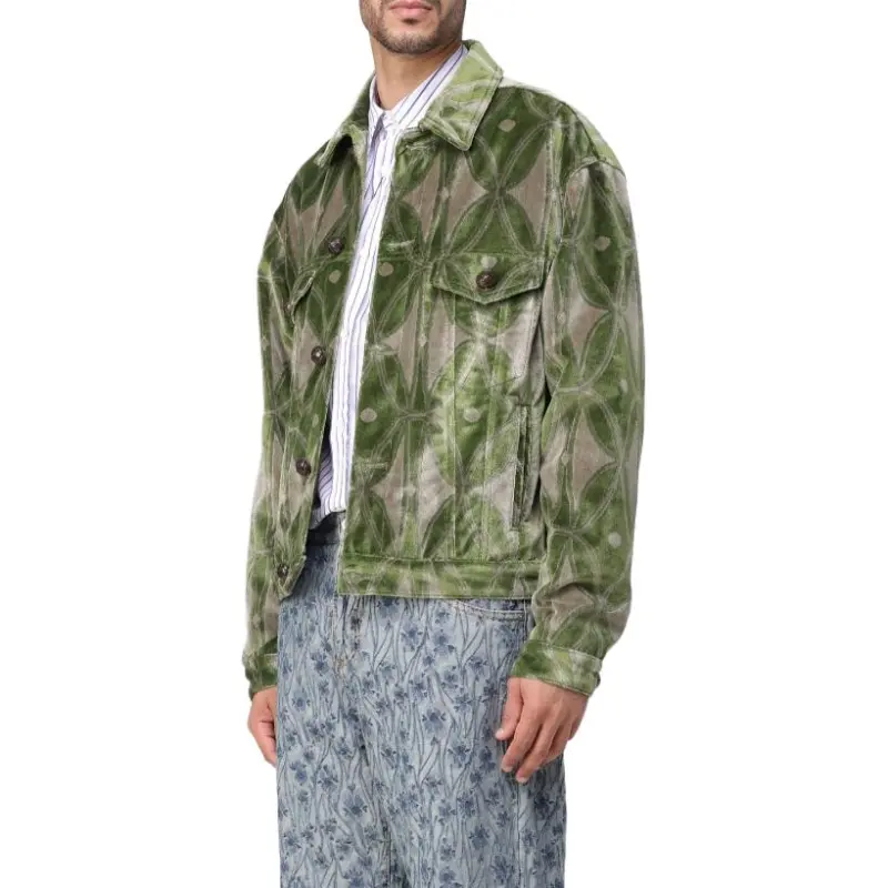 ETRO All Over Graphic Printed Buttoned Jacket-4