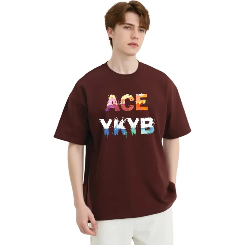 YK&YB T Shirts Unisex Maple Leaf Red-3