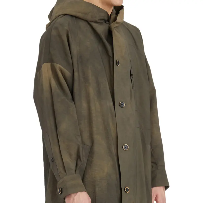 UMA WANG Hooded Coat-4