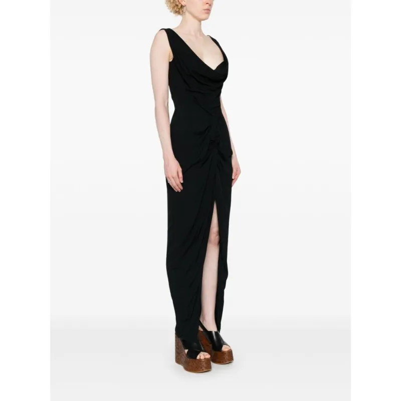 Vivienne Westwood Sleeveless Asymmetric Maxi Dress-13