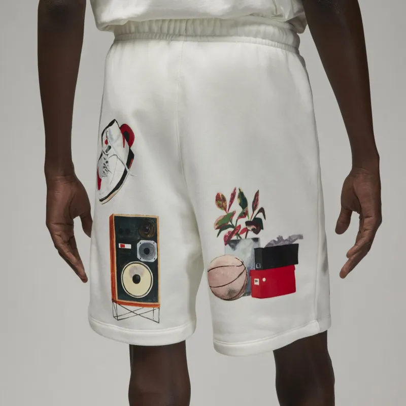 Jordan Casual Shorts Men's White-4