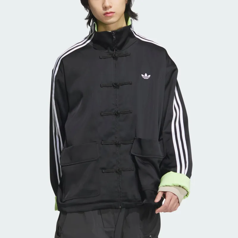 Adidas Originals Cn Tt Satin Jackets Coats Unisex Black - POIZON Adidas Originals Cn Tt Satin Jackets Coats Unisex Black - POIZON