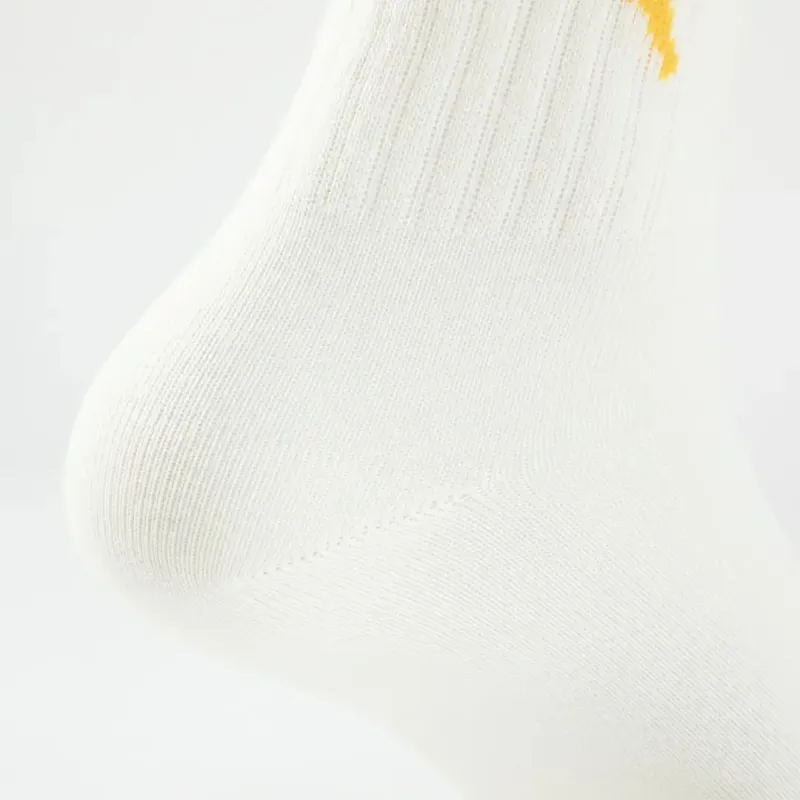 PUMA Mid Calf Socks Unisex 1 Pack Gray White-1