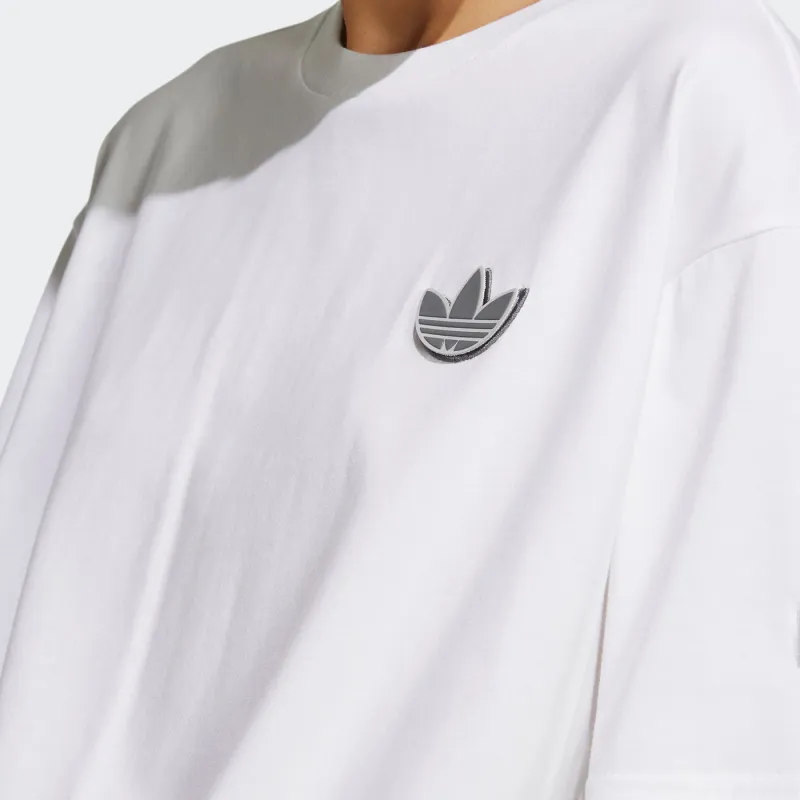Adidas Originals Adicolor Crop Tops Women's White-4