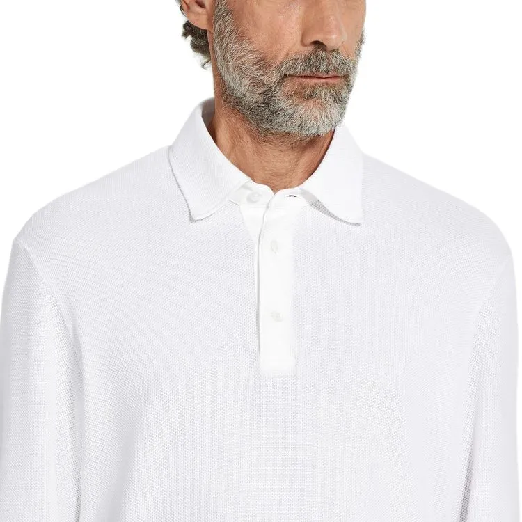 Ermenegildo Zegna Long Sleeved Polo Shirt-4