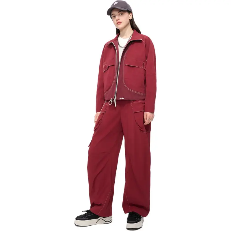 FILA FUSION WORKWEARFILA FUSION X Jacket Women's Dark Brown Burgundy WI-1