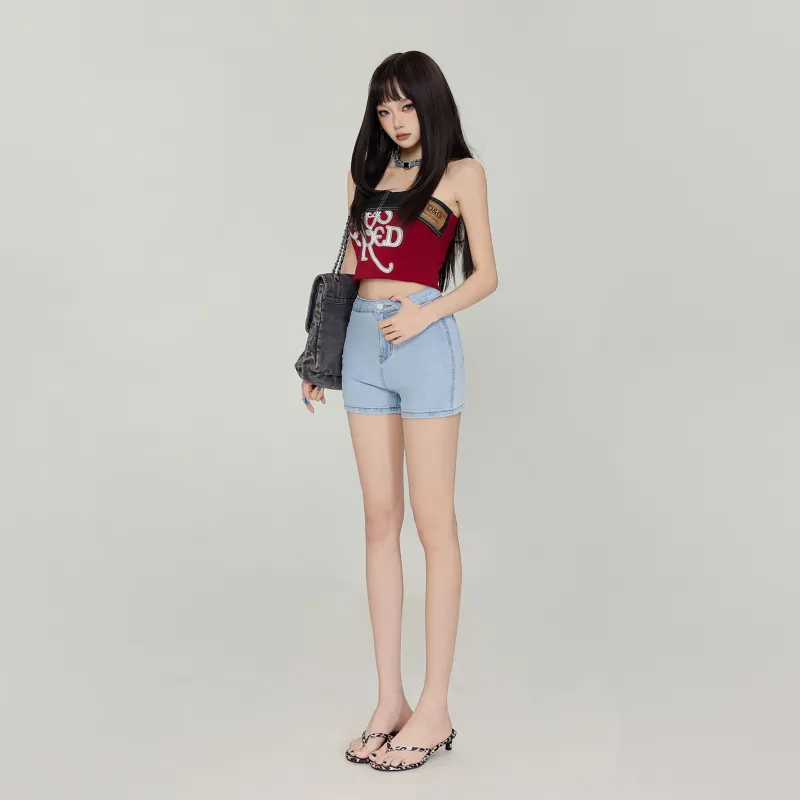 OROI Denim Shorts Women's Light Blue-6