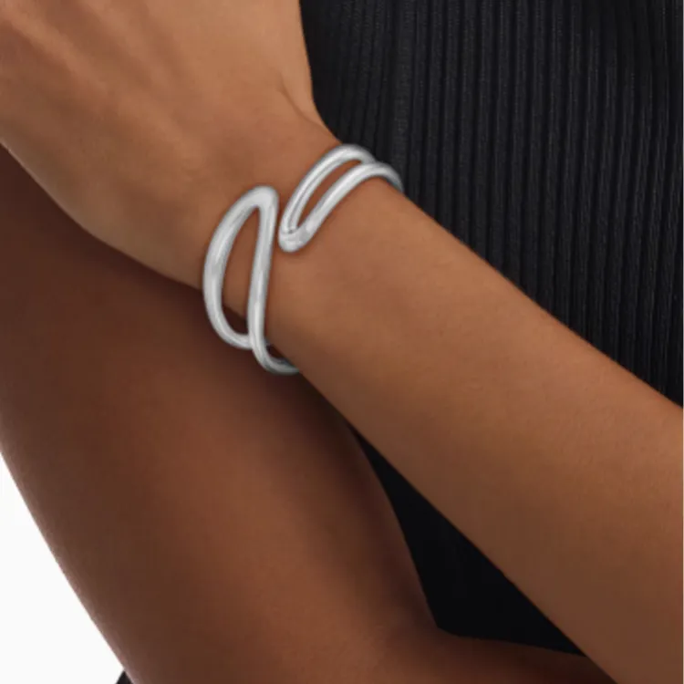 CALVIN KLEIN Stainless Steel Bangles Women's Steel-2
