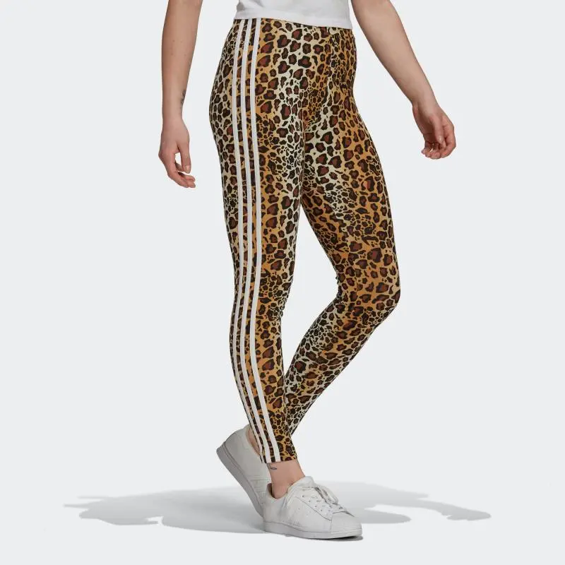 Adidas Athletic Trousers Women's Multi-color/Wheat Brown-2