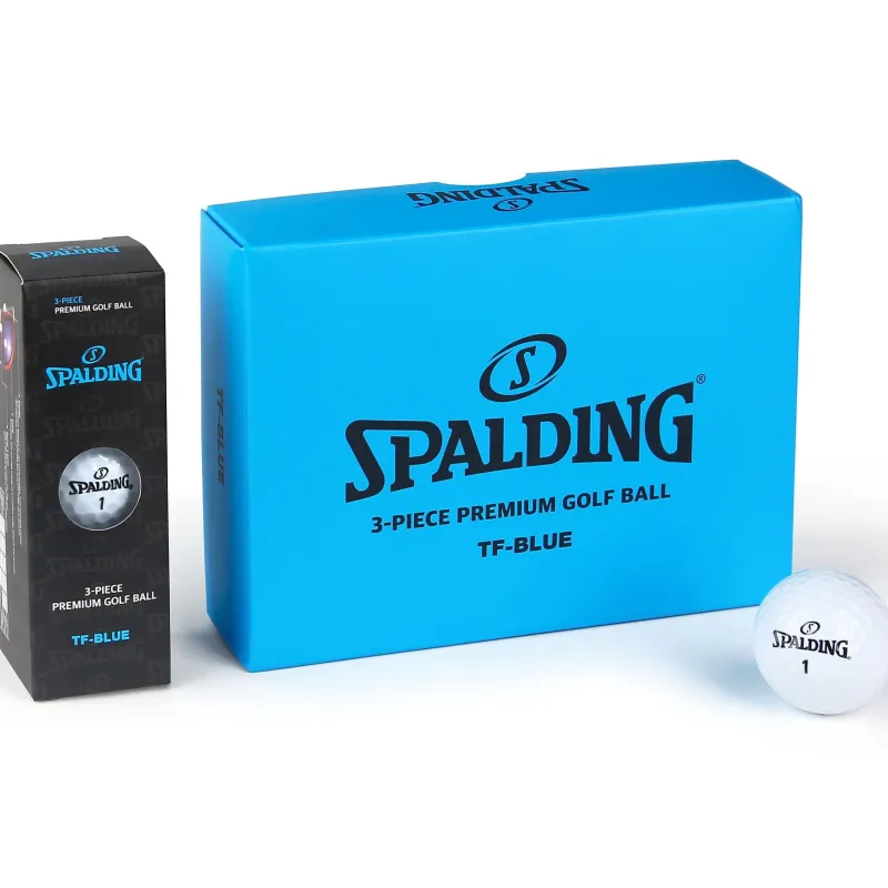 SPALDING TF Collection Triple Layer Golf Ball Synthetic Rubber Unisex White 12 Pcs-7