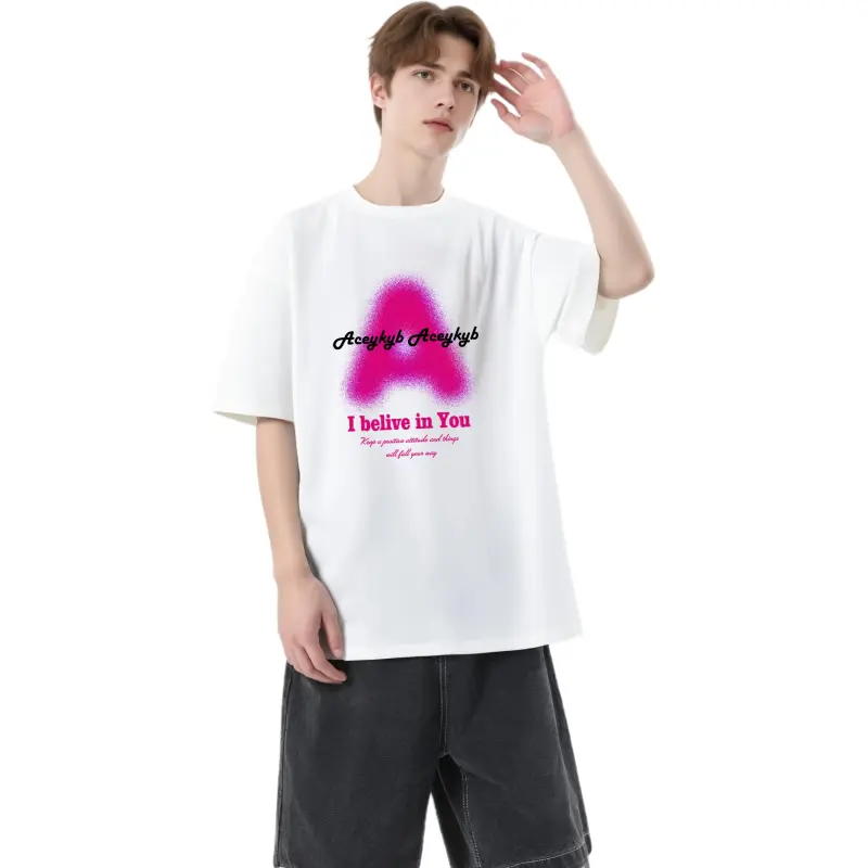 YK&YB T Shirts Unisex White-1