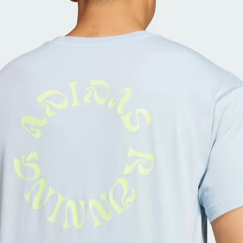Adidas BREAK THE NORM T Shirts Unisex Light Blue-5
