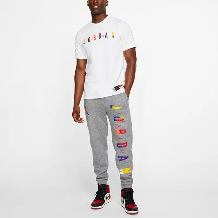 Jordan T Shirts Men White-4