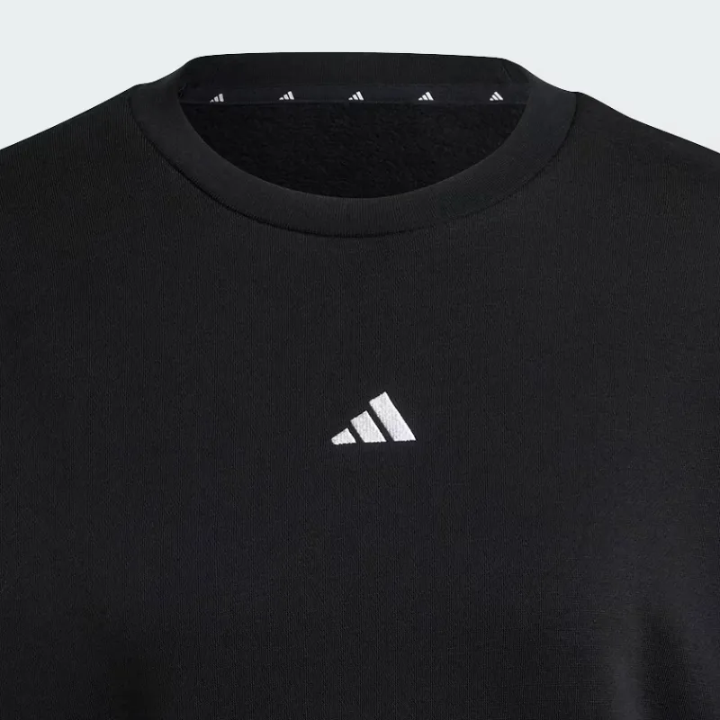 Adidas Free Shipping With AdiClub Essentials Small Logo Feelcozy Sweatshirt-5