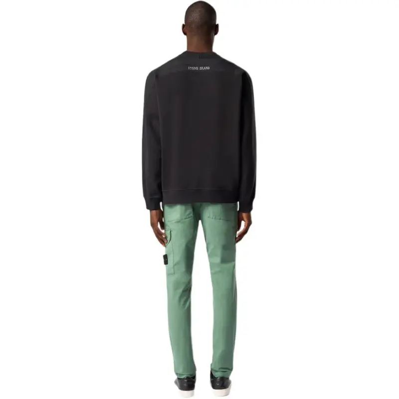 STONE ISLAND Logo Embroidered Crewneck Sweatshirt-3