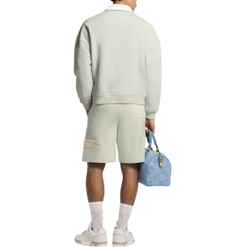 Lv Embellished Shorts-1
