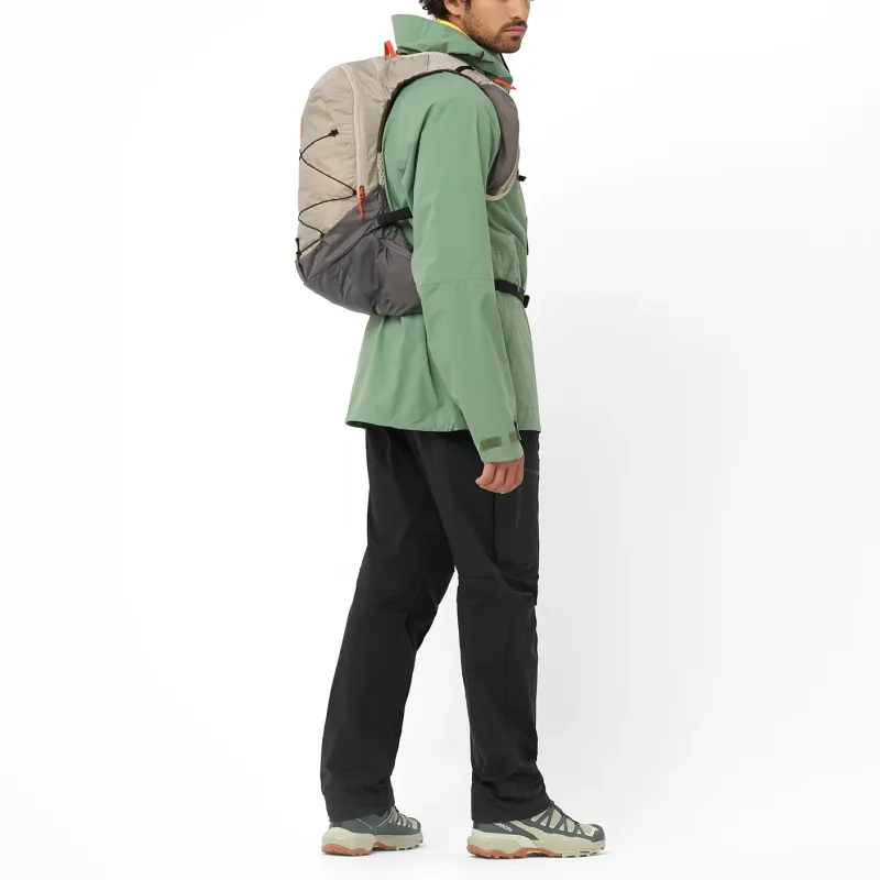 SALOMON OUTERPATH Water-Resistant Windproof Breathable Windbreaker Jacket Men's Green-4