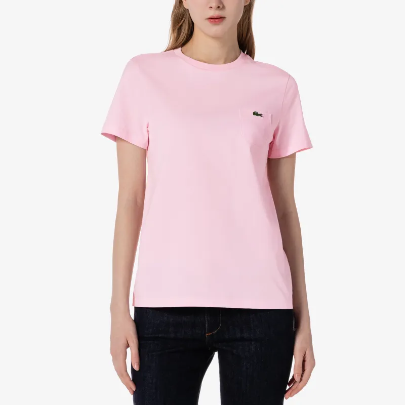 LACOSTE T Shirts Women's Pink-1