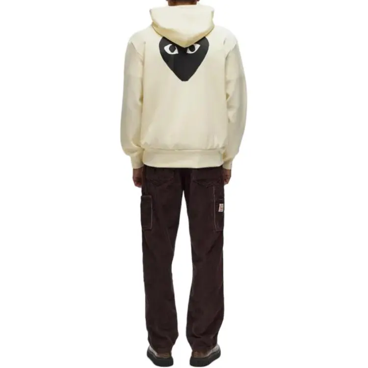 CDG Play Sweatshirt Unisex Yellow-3