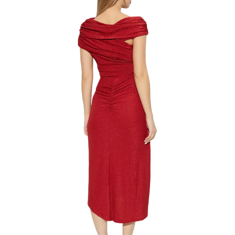 DVF Diane Von Furstenberg Off Shoulder Front Slit Dress-3