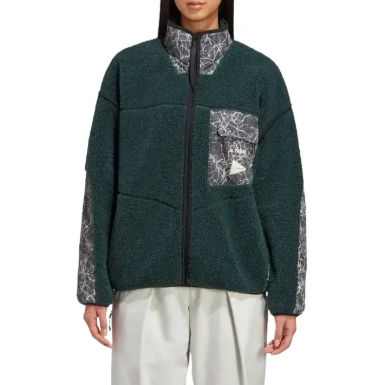 And Wander X Adidas Velvet Jackets Women's Green-2