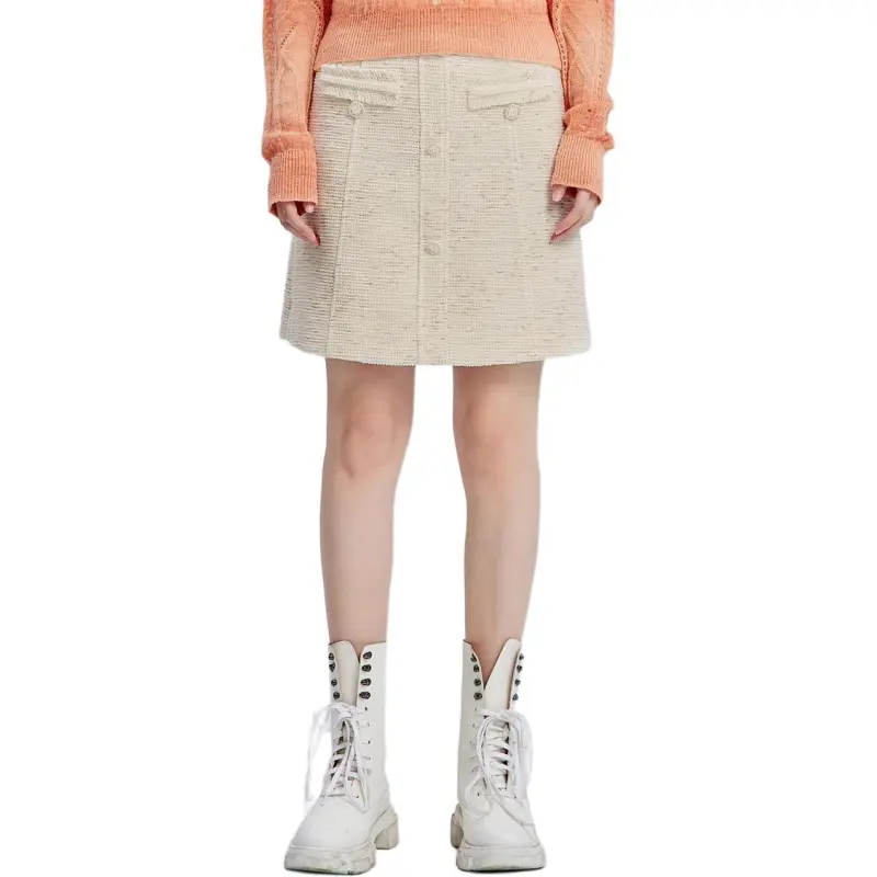 XG Casual Short Skirts Women's White-3