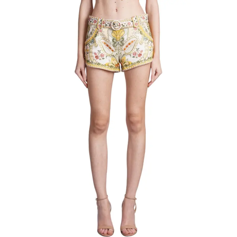 Zimmermann Casual Shorts Women's Yellow-1
