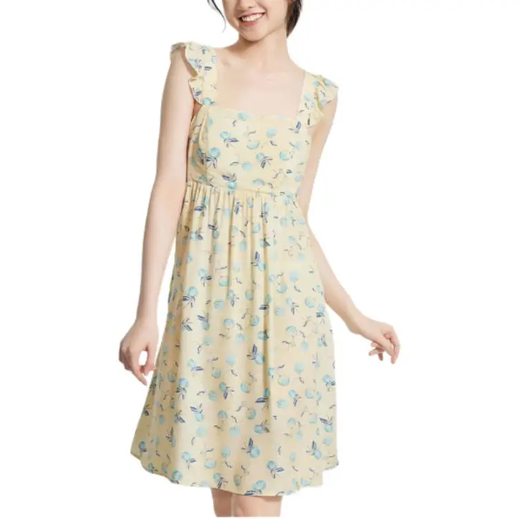 Victoria's Secret PINK Nightgown Women's Light Yellow-2