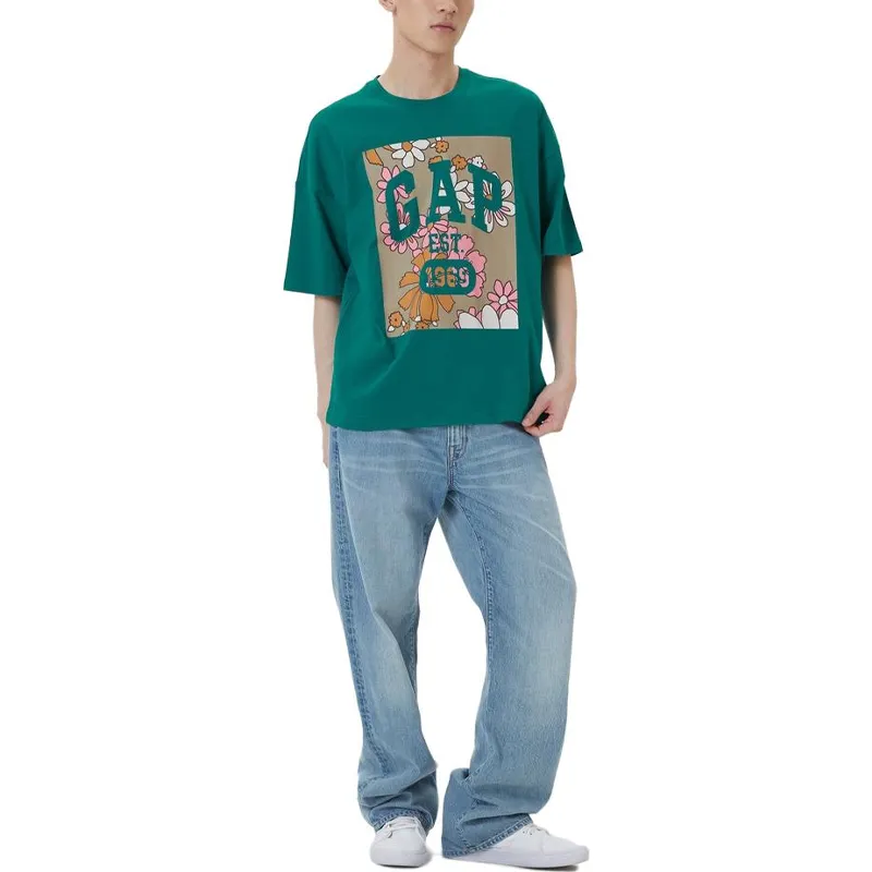 GAP T Shirts Men Green-2