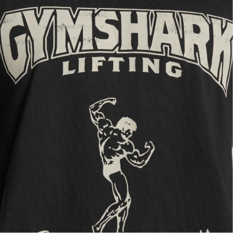 GYMSHARK Committed To The Craft T Shirt Men's Black-3