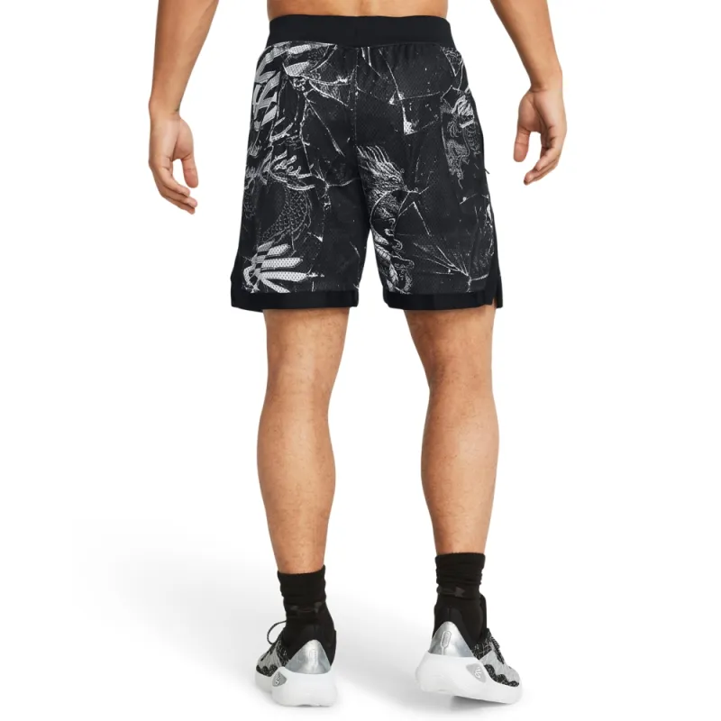 Under Armour x LIXIAOLONG LIANMINGKUAN UA Chinese New Year Sports Shorts Men's Black-3