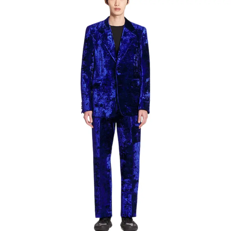 Lanvin Casual Pants Men Maloire Blue-1