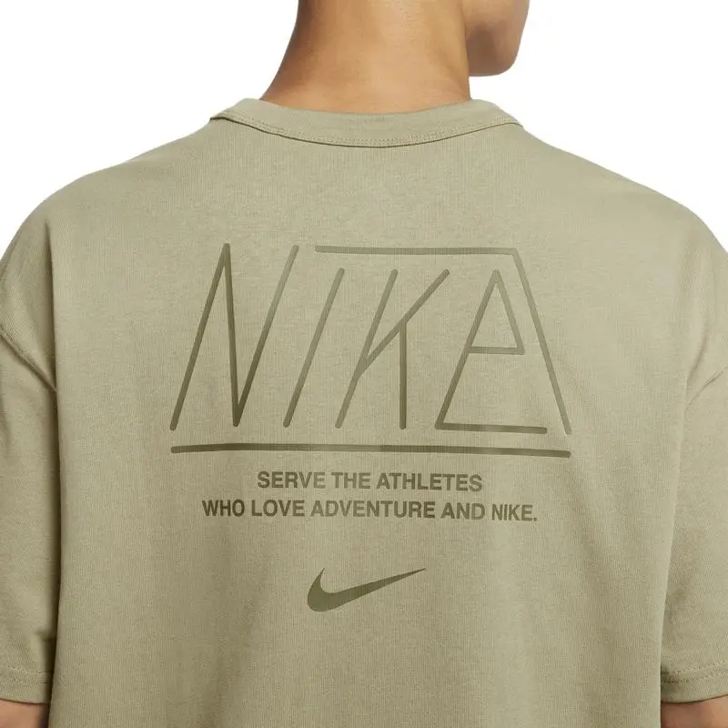 Nike Sportswear Essentials Series T Shirt Men's Olive Green-4