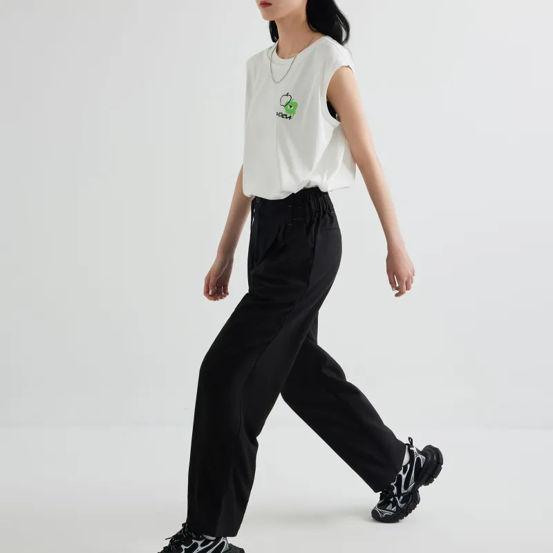 VOBA X TFBOYS 10th Anniversary Co branded Series Casual Pants Unisex Black-4