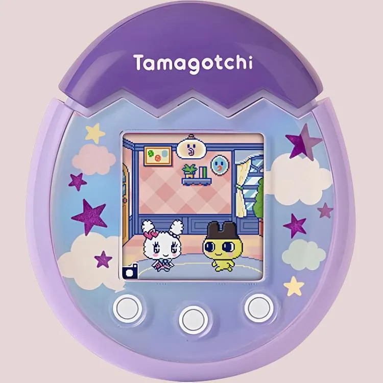 BANDAI Big Eyed Frog Keroppi Sanrio, Tamagotchi Smart Tamagotchi Model Accessories Pix Purple English Edition-3