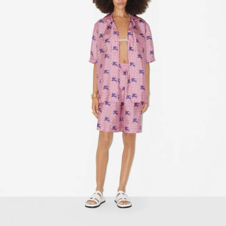 Burberry Casual Shorts Women's Pink-1