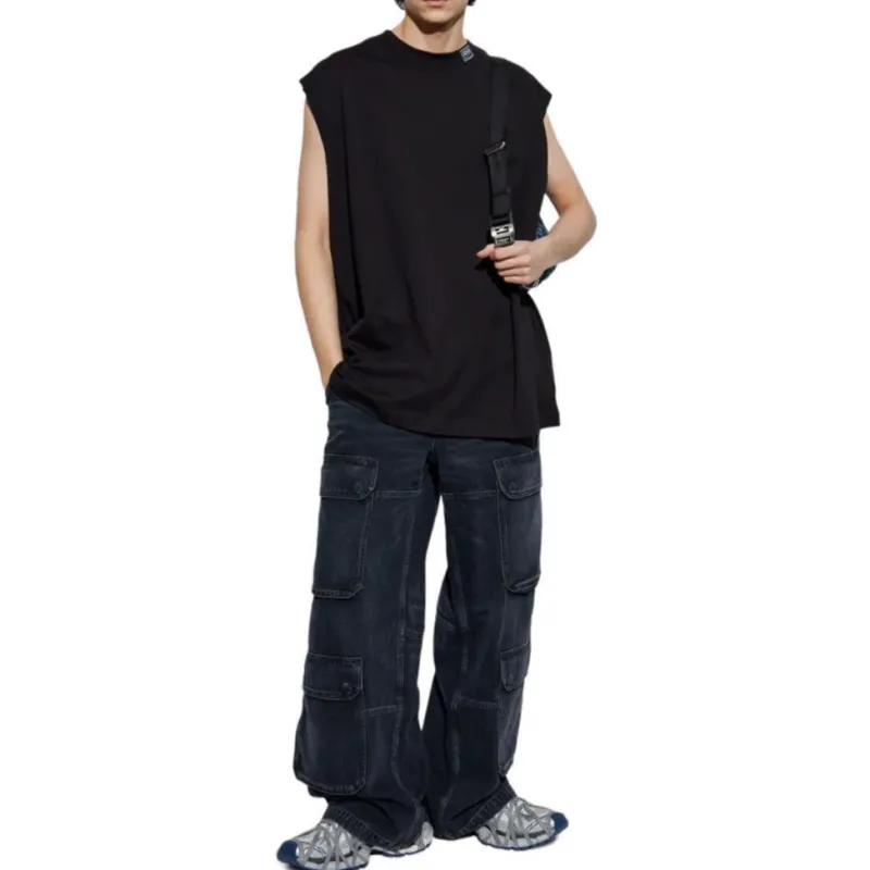 VERSACE JEANS COUTURE Sleeveless Logo Vest-1