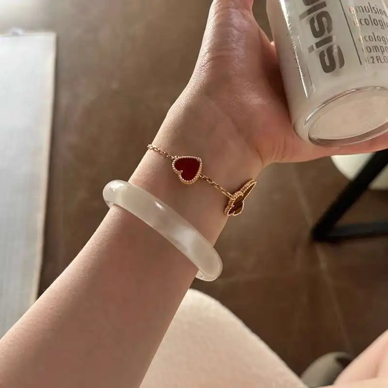 Gifts Glass Cat Eye Bangles Women's-6