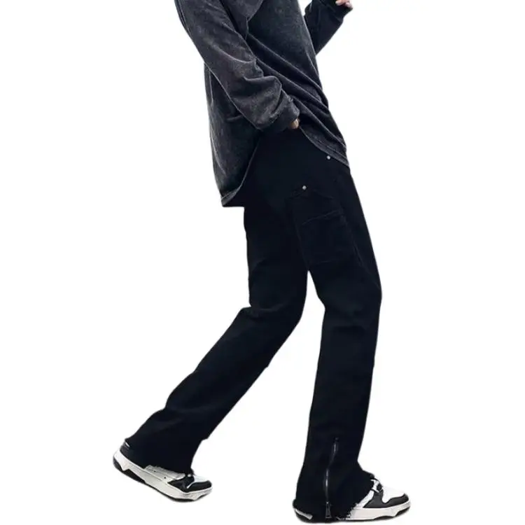 IJRJ Jeans Unisex Black-3